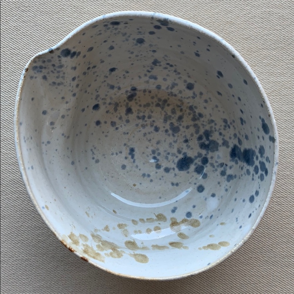 NWOT Handmade Glazed Stoneware Bowl - Picture 3 of 10